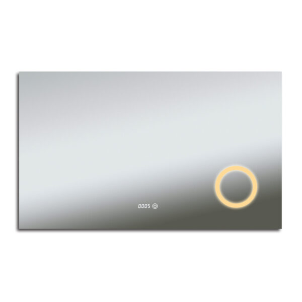 PRIMAR Vierkant 120x80 (RANDLOOS) Badkamerspiegel met verlichting - Afbeelding 4