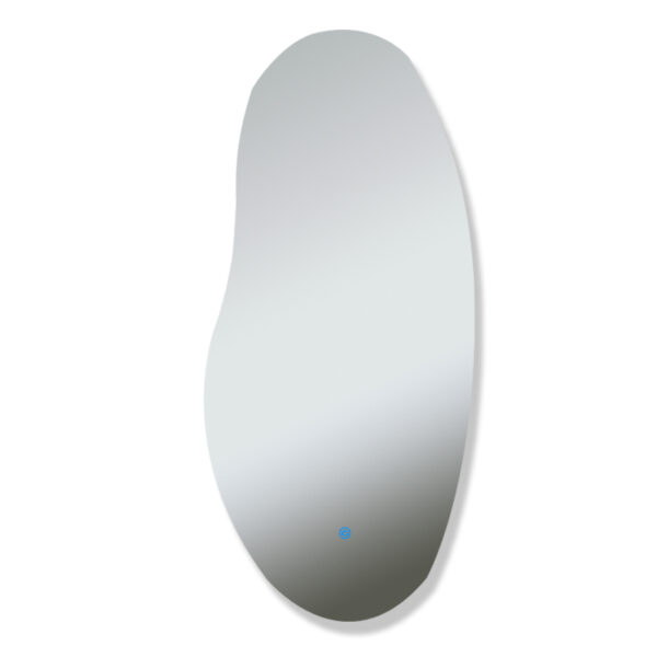 AURA - ORGANISCH 45x100 ( Randloos ) Toilet / Badkamerspiegel met verlichting - Afbeelding 4